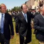 Pío García Escudero, Juan Vicente Herrera y José Valín
