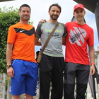 Carlos, Sergio y Diego, podio en la categoría sénior. INTERVAL