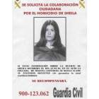 Cartel distribuido por la Guardia Civil para solicitar colaboración