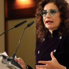 La ministra de Hacienda, María Jesús Montero. BALLESTEROS