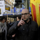 Joan Coma, este miércoles, a la salida de la Audiencia Nacional tras declarar ante el juez.