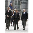 Imagen de archivo de Zapatero, Chacon y Rubalcaba.