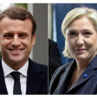 El socioliberal Emmanuel Macron y la ultraderechista Marine Le Pen