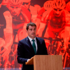 Iker Casillas en la presentación de su lanzadera Sportboost. juan carlos hidalgo