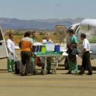 Traslado de órganos en el aeropuerto de León tras una donación
