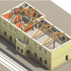 Imagen en 3D del proyecto del Museo del Ferrocarril. DL