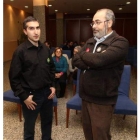 Jorge Blanco y Alejandro Sánchez, en el Ponferrada Plaza.