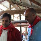 Tino Rodríguez y José Antonio Díez, este verano en Boñar.