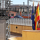 Instalaciones de comunicaciones de los juzgados de León que interfieren con el sistema de conexión del AVE