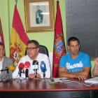 Riesco, Canedo y los ediles de Deportes Bello y Atanasio.