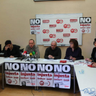 Los representantes sindicales leoneses llamaron ayer a la movilización contra la reforma.