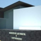 Perspectiva de la entrada al Museo de la Trufa, según el diseño de la arquitecta Sara González.