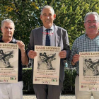 Ramón Díez, Vicente Canuria y Ángel Rivero presentaron el corro. DL