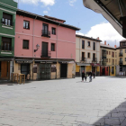 La plaza de San Martín, en el Barrio Húmedo.