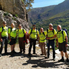 Los senderistas de Mallorca, en un tramo de la ruta. DL