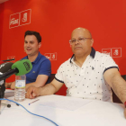 Javier Alfonso Cendón y Faustino Sánchez Samartino, en su presentación como subdelegado. RAMIRO