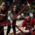 Carmen de Celis, Sheila Morán y Omar Flores son tres de los 15 miembros de la asociación de superdotados Mensa en León.