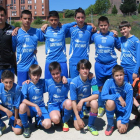 Formación del equipo del Cacabelense que milita en la categoría infantil.