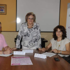 Guillermo Cuesta, Marcedes García y Flor Juan.