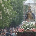 Un momento de la peregrinación de la Virgen por las calles de la capital el pasado 10 de mayo