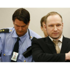 Breivik hoy durante su juicio.