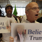 Seguidores de Donald Trump, en Nueva York.