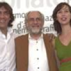 Luis Felipe Tovar junto a Arturo Ripstein y Ariadna Gil en el festival