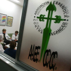 Sección de voluntariado de AECC en el Hospital de León.