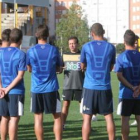 Granero habló ayer con sus pupilos sobre lo que espera de ellos en el partido de esta noche.