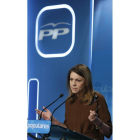 La secretaria general del PP, Dolores de Cospedal.