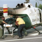 Uno de los brigadistas muertos en Oencia en el 2000.