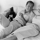 La actriz Doris Day, con Rock Hudson,  en una imagen de 1960.