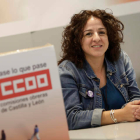 Elena Blasco, secretaria general de Comisiones Obreras en León. FERNANDO OTERO