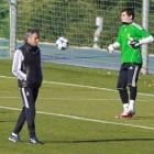 Mourinho, en uno de los entrenamientos en Valdebebas.