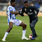 Vinicius volvió a ser el jugador más destacado de un Madrid que adoleció de juego. ALBARRÁN