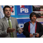 Iván Alonso y Manuel Gancedo, en la sede del PB.