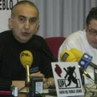 José María Rodríguez de Francisco y Javier Chamorro, durante su comparecencia ante los periodistas