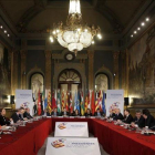 Reunión de la VI Conferencia de Presidentes Autonómicos en el Senado, en enero del 2017.