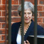 La primera ministra británica, Theresa May, este lunes en Londres.