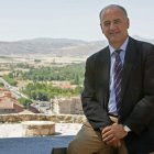 El presidente del FRMP, Miguel Ángel García Nieto, durante la entrevista concedida a Efe.