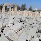 El templo de Baal Shamin, demolido por el Estado Islámico.