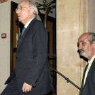 Los ex presidentes de Caja Duero y Caja España, Julio Fermoso y Santos Llamas