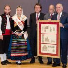 El acto de clausura fue también de homenaje a Valentín Díez Morodo. DL