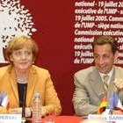 Angela Merkel y Nicolás Sarkozy, en una imagen de archivo durante un encuentro de ambos