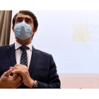 El consejero, en la inauguración del primer curso ayer en León. JAVIER CASARES/EFE