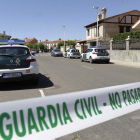 La Guardia Civil acordonó  la zona cercana al centro de acogida y atención a discapacitados en la localidad vallisoletana.