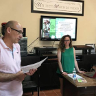 Rodríguez y Rial, ponentes del curso de historia. B. RODRÍGUEZ