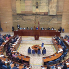 Salón de Plenos de la Asamblea de Madrid.