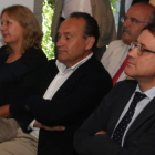 Alfonso Arias y el director general de Patrimonio, Enrique Sáiz, en una foto de archivo.