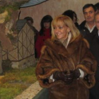 Carrasco visista el belén de Folgoso de la Ribera, uno de los más atractivos de la provincia.